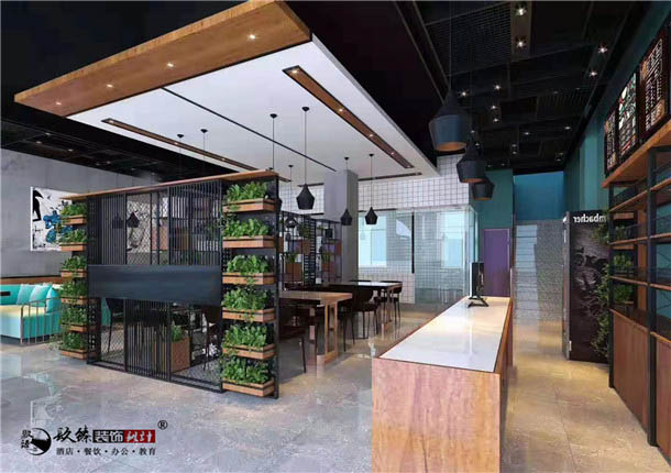 海原雅食餐厅设计|提升了店内整洁感和高品质