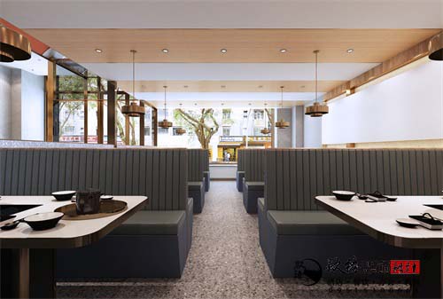 海原炙轩烤肉店设计方案鉴赏| 在洁净清爽的空间享受人间烟火味
